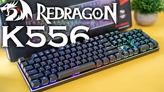 Unboxing and Review  Redragon K556 Full Size Mechanical Keyboard [upl. by Marigold]