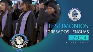 Testimonios Egreso de la Licenciatura en Lenguas  CUI [upl. by Basil598]