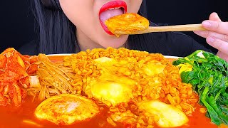 CHEESY SPICY NOODLE RECIPE REQUEST COOKING ASMR PHAN [upl. by Einahpetse]