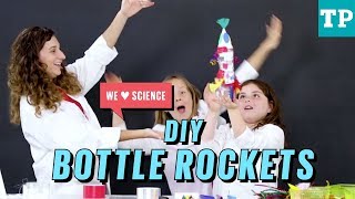 How to make plastic bottle rockets  Science Experiments for Kids [upl. by Calley]