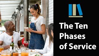 THE TEN PHASES OF SERVICE  Food and Beverage Service Training 1 [upl. by Eirhtug382]