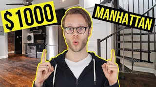 What 1000 can get You in NYC  2020 Manhattan Apartment Tour [upl. by Acissev863]