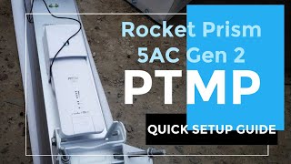 Ubiquiti  How To Setup Rocket Prism 5AC Gen 2 As An ACCESS POINT In A PTMP Wireless Network [upl. by Anneiv]