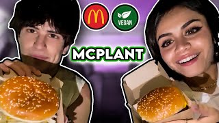 TASTE TESTING THE MCPLANT McDonalds Vegan Burger [upl. by Eceirtal748]