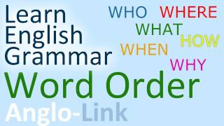 Word Order Sentence Structure  English Grammar Lesson Part 1  B1Intermediate [upl. by Tomas]