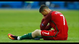 Cristiano Ronaldo Injury vs France  Full Match Highlights 1 0 [upl. by Saunderson]