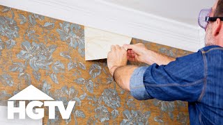 How to Remove Wallpaper  HGTV [upl. by Aala]