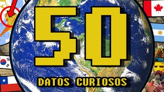 50 DATOS CURIOSOS DEL MUNDO Geografía [upl. by Coster]