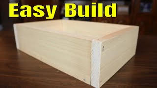 How To Make A Wooden Box For Beginners  The Simple Way [upl. by Cerys661]