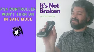 PS4 Controller Wont Turn On In Safe Mode [upl. by Chrisoula566]