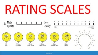 RATING SCALES [upl. by Aihsei]