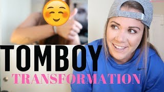 TOMBOY TO GIRLY GIRL MAKEOVER GRWM [upl. by Aihsetal796]