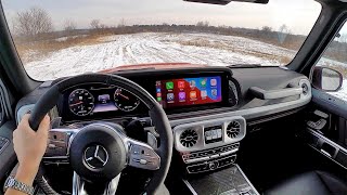 2020 MercedesAMG G63  POV Driving Review [upl. by Nolahp78]