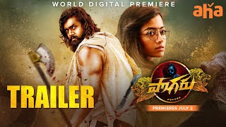 Pogaru Telugu Trailer  Dhruva Sarja Rashmika Mandanna  Premieres July 2 [upl. by Lednem]