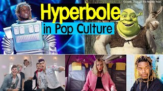 Hyperbole Examples in Songs Movies and TV [upl. by Sadonia]