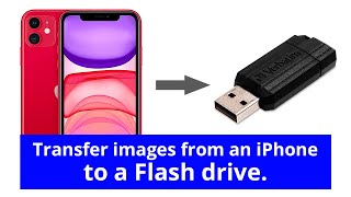 How to transfer photos from an iPhone to a Flash Drive [upl. by Adnof552]