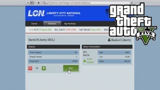 GTA 5  How To Buy amp Sell Stocks  Make Money FAST Stock Market Tutorial GTA V [upl. by Atat]