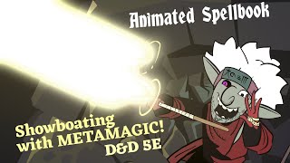 Animated Spellbook Flexing with metamagic 5E DND [upl. by Arbed]