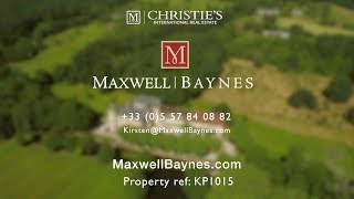 SOLD Romantic chateau with guest house river amp lake Dordogne France MaxwellBaynes ref KP1015 [upl. by Suzie]