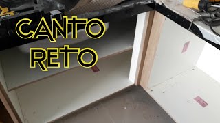 Como instalar canto reto armários de cozinha de canto [upl. by Zerelda927]