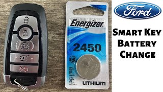 How to Replace A Ford Smart Key Battery  Expedition Edge Escape Explorer Remote Fob  Change Remove [upl. by Weslee831]