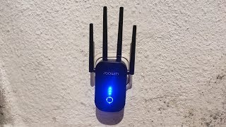 Review Joowin Repetidor Amplificador Wifi 1200Mbps Doble Banda AC WPS AC [upl. by Eiramnna]