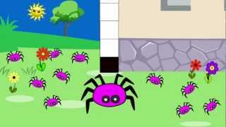 Itsy Bitsy Spider Rock Version  Learn English  Nursery Rhyme [upl. by Colin36]