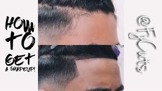 How to get a Hairline For Shape UpLine Up [upl. by Netsirhk551]