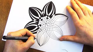 Simple Geometric Pattern  Geometric Drawing [upl. by Hiro]