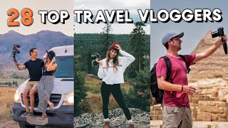 28 TOP TRAVEL VLOGGER channels to follow [upl. by Johppah]