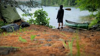 Canoe Camping Alone in the Adirondack Mountains [upl. by Amat]