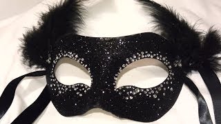 Masquerade Mask quot Night Skyquot DIY [upl. by Tiemroth]