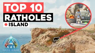 10 Unseen Hidden RATHOLES In ARK Survival Ascended [upl. by Itoc]