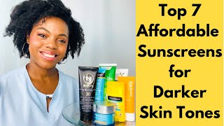 Top 7 Affordable Sunscreens for Darker SkintonesNON ASHYNO WHITE CASTDoctor Recommended [upl. by Yelram]