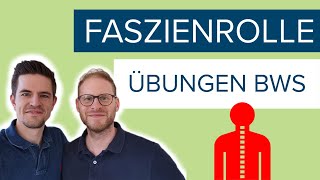 Faszienrolle Die besten Übungen für die BWS [upl. by Annaerda]