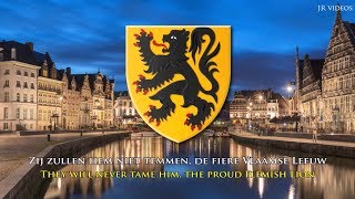 Regional Anthem of Flanders NLEN lyrics  Volkslied van Vlaanderen [upl. by Nikolas]