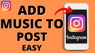 How to Add Music to Instagram Post [upl. by Rumilly]