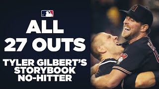 ALL 27 OUTS Tyler Gilbert throws NOHITTER in first start [upl. by Ylrebmyk]