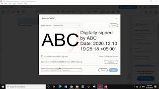 How to Add Digital Signature in PDF File using Adobe Acrobat Reader [upl. by Lawton]