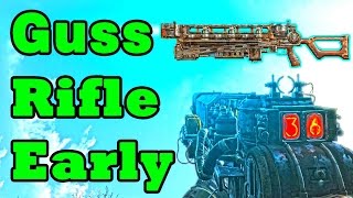 Fallout 4 Gauss Rifle Location Guide EARLY  AMMO Rare Secret Weapons [upl. by Terhune]