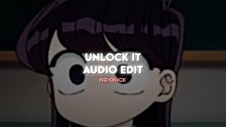 Unlock It  CHARLIE XCX  Audio Edit [upl. by Asille45]