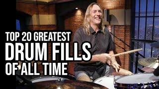 TOP 20 DRUM FILLS OF ALL TIME [upl. by Ailesor726]