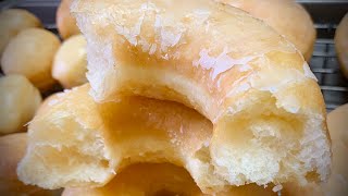 The Best Glazed Donut Recipe It’s super light fluffy and just the right amount of sweetness [upl. by Brown297]