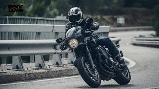 Yamaha XJR1300 Racer  Visordown Road Test [upl. by Ainoyek931]