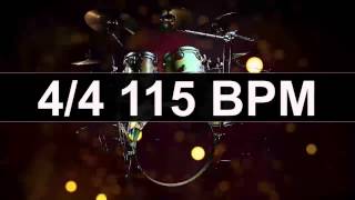 🔴 Drums Metronome 115 BPM [upl. by Bundy]