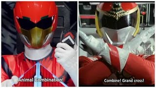 Super Sentai Mecha Combination Command Cry Zyuohger  Sun Vulcan [upl. by Anelim]