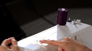 How to Thread a Machine  Sewing Machine [upl. by Eliga]