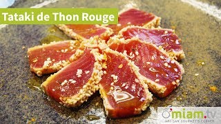 Comment Faire Un Tataki de Thon Rouge Saku  FACILE amp RAPIDE [upl. by Etnor838]