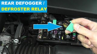 Rear Defroster Relay Test  Rear Defogger Help [upl. by Larrad]