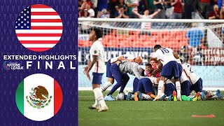 USA vs Mexico Extended Highlights  Concacaf Nations League Final  CBS Sports Golazo [upl. by Elocn158]